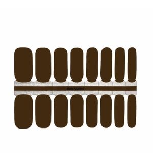 5 for $15 Nail Wraps- Dark Brown